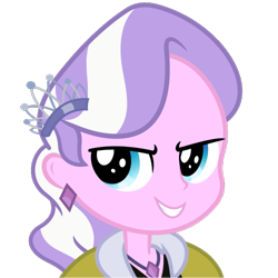 Size: 500x500 | Tagged: safe, artist:serendipony, derpibooru import, diamond tiara, equestria girls, female, simple background, solo, transparent background, vector