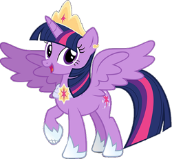 Size: 654x608 | Tagged: safe, derpibooru import, twilight sparkle, twilight sparkle (alicorn), alicorn, the last problem, crown, female, jewelry, princess, regalia, simple background, solo, transparent background