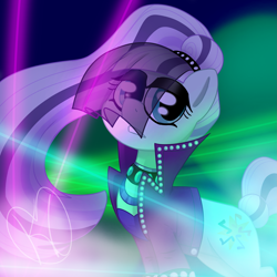 Size: 1811x1811 | Tagged: safe, artist:doodleeartz, derpibooru import, coloratura, earth pony, pony, the mane attraction, countess coloratura, female, lights, mare, solo, the spectacle