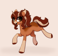 Size: 1950x1860 | Tagged: safe, artist:_alixxie_, derpibooru import, oc, oc only, oc:kayla, pony, unicorn, eye clipping through hair, female, horn, looking at you, mare, open mouth, open smile, shadow, signature, simple background, smiling, smiling at you, solo, unicorn oc, white background