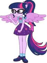 Size: 505x676 | Tagged: safe, derpibooru import, edit, edited screencap, screencap, sci-twi, twilight sparkle, equestria girls, equestria girls series, text support, text support: rarity, background removed, ponied up, scitwilicorn, simple background, solo, transparent background, wings