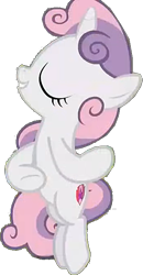 Size: 347x665 | Tagged: safe, derpibooru import, edit, edited screencap, screencap, sweetie belle, surf and/or turf, background removed, ballet, dancing, eyes closed, simple background, solo, spinning, transparent background
