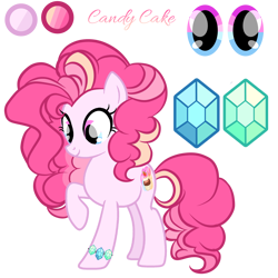 Size: 2048x2048 | Tagged: safe, artist:harmonyvitality-yt, derpibooru import, oc, oc only, earth pony, pony, earth pony oc, eyelashes, female, mare, offspring, parent:cheese sandwich, parent:pinkie pie, parents:cheesepie, raised hoof, raised leg, simple background, solo, transparent background