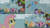 Size: 2000x1125 | Tagged: safe, derpibooru import, edit, edited screencap, editor:quoterific, screencap, applejack, fluttershy, owlowiscious, pinkie pie, rainbow dash, rarity, twilight sparkle, unicorn twilight, bird, earth pony, owl, pegasus, pony, unicorn, owl's well that ends well, applejack's hat, bowtie, clothes, confused, cowboy hat, eyes closed, female, flying, golden oaks library, gritted teeth, hat, implied spike, male, mane six, mare, open mouth, open smile, smiling, teeth