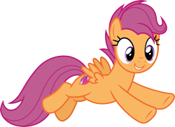 Size: 4110x3000 | Tagged: safe, artist:cloudyglow, derpibooru import, scootaloo, pegasus, pony, growing up is hard to do, .ai available, female, mare, older, older scootaloo, simple background, solo, transparent background, vector