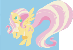 Size: 4330x2978 | Tagged: safe, derpibooru import, fluttershy, pegasus, pony, skunk, skunk pony, animal, flutterskunk, scentquestria, skunkified, solo, species swap, tabu in scentquestria, tail