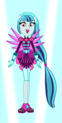 Size: 252x498 | Tagged: safe, derpibooru import, sonata dusk, equestria girls, clothes, clothes swap, crystal guardian, crystal wings, gloves, solo, wings