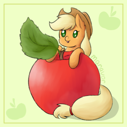 Size: 500x500 | Tagged: safe, artist:maravor, derpibooru import, applejack, earth pony, pony, female, mare