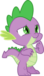 Size: 610x1049 | Tagged: safe, artist:sollace, derpibooru exclusive, derpibooru import, spike, dragon, father knows beast, .svg available, cute, pondering, simple background, solo, spikabetes, svg, transparent background, vector