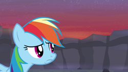 Size: 1280x720 | Tagged: safe, derpibooru import, screencap, rainbow dash, pegasus, pony, it ain't easy being breezies, season 4, solo