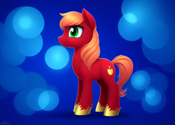 Size: 896x640 | Tagged: safe, derpibooru import, machine learning generated, big macintosh, earth pony, pony, male, solo, stallion, wrong cutie mark