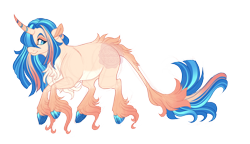 Size: 4000x2300 | Tagged: safe, artist:gigason, derpibooru import, oc, oc:hummingbird, pony, unicorn, cloven hooves, female, magical lesbian spawn, mare, offspring, parent:fluttershy, parent:twilight sparkle, parents:twishy, simple background, solo, transparent background, unshorn fetlocks