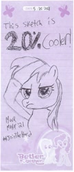Size: 991x2296 | Tagged: safe, artist:brony247, derpibooru import, fluttershy, pinkie pie, rainbow dash, #jointheherd, 20% cooler, 2018, 2021, art, better together, drawing, hasbro, i really can not draw ponies, i tried, join the herd, merchandise, paper, paper drawing, pen drawing, salute, stationary paper, this is the best i could do, traditional art