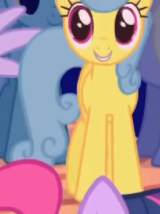 Size: 160x214 | Tagged: safe, derpibooru import, screencap, pony, unicorn, friendship is magic, season 1, animation error, cropped, female, front view, mare, standing