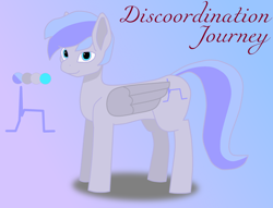 Size: 3000x2295 | Tagged: safe, artist:dsksh, derpibooru import, oc, oc only, oc:discoordination, pegasus, pony, cutie mark, folded wings, gradient background, male, pegasus oc, reference, reference sheet, simple background, solo, stallion, wings