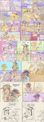 Size: 3800x10453 | Tagged: safe, artist:mimiporcellini, derpibooru import, applejack, earth pony, human, comic, crossover, crossover shipping, hol horse, holjack, interspecies, jojo's bizarre adventure, shipping