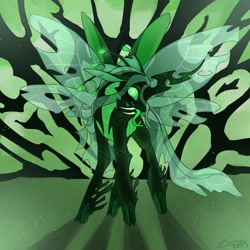Size: 2000x2000 | Tagged: safe, artist:creeate97, derpibooru import, queen chrysalis, changeling, changeling queen, female, solo