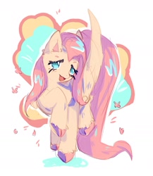 Size: 1693x1951 | Tagged: safe, artist:magentamoshi, derpibooru import, fluttershy, pegasus, cute, daaaaaaaaaaaw, looking at you, open mouth, open smile, shyabetes, smiling, solo