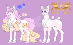 Size: 1280x789 | Tagged: safe, artist:malinraf1615, derpibooru import, oc, oc:ayla, pony, unicorn, chest fluff, ear fluff, ears, female, horn, mare, obtrusive watermark, reference sheet, solo, unicorn oc, watermark