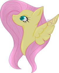 Size: 2132x2637 | Tagged: safe, artist:thecommandermiky, derpibooru import, fluttershy, pegasus, pony, bust, female, mare, simple background, solo, spread wings, transparent background, wings
