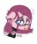 Size: 645x770 | Tagged: safe, artist:dsstoner, pinkie pie, earth pony, pony, alternate hairstyle, base used, choker, clothes, corset, ear piercing, earring, eye clipping through hair, eyeliner, eyeshadow, fishnet stockings, glasses, goth, gothic, jewelry, kinsona, lipstick, makeup, piercing, pinkamena diane pie, short hair, simple background, solo, straight hair, tongue, tongue out, transparent background