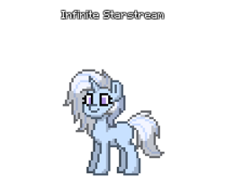 Size: 1664x1440 | Tagged: safe, artist:lucent starscape, derpibooru import, oc, oc:infinite starstream, oc:无限星河, pony, unicorn, pony town, simple background, solo, white background