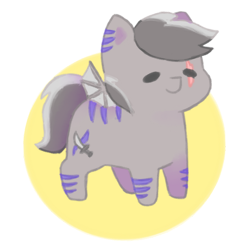 Size: 600x600 | Tagged: safe, artist:spritzles, derpibooru import, oc, oc only, bat pony, pony, bat pony oc, bat wings, chibi, eye scar, facial scar, male, scar, simple background, solo, stallion, transparent background, wings