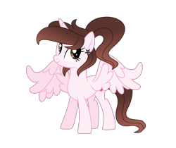 Size: 1170x982 | Tagged: safe, artist:darbypop1, derpibooru import, oc, oc only, oc:pop princess, alicorn, pony, alicorn oc, female, horn, mare, simple background, slim, solo, thin, transparent background, wings