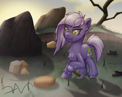 Size: 2200x1750 | Tagged: safe, artist:swasfews, derpibooru import, limestone pie, earth pony, pony, female, mare, rock farm, solo