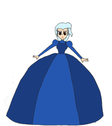 Size: 1480x1669 | Tagged: safe, artist:recommender440, derpibooru import, trixie, human, clothes, dress, female, humanized, simple background, solo, transparent background