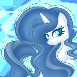 Size: 2048x2048 | Tagged: safe, artist:harmonyvitality-yt, derpibooru import, oc, oc only, pony, unicorn, base used, eyelashes, female, horn, mare, smiling, solo, unicorn oc