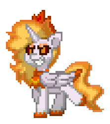 Size: 224x252 | Tagged: safe, derpibooru import, daybreaker, alicorn, pony, g4, animated, female, gif, mare, pixel art, pony town, simple background, solo, transparent background, walk cycle, walking