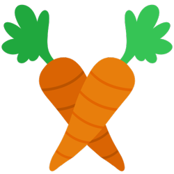 Size: 500x500 | Tagged: safe, artist:missmagicalgirl, derpibooru import, oc, oc only, oc:carrot puff, carrot, cutie mark, cutie mark only, food, no pony, simple background, solo, transparent background