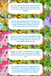 Size: 2048x3035 | Tagged: safe, derpibooru import, idw, blue belle, butterscotch (g1), pinkie pie, earth pony, pony, g1, g4, dialogue, dialogue box, female, gameloft, idw showified, mare, mobile game, my little pony: magic princess, official, speech bubble, text