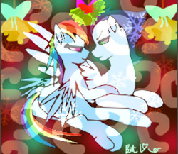 Size: 484x420 | Tagged: safe, artist:batlover2005, derpibooru import, rainbow dash, soarin', pegasus, pony, female, male, mare, shipping, soarindash, stallion, straight