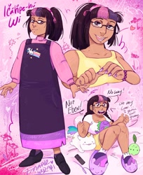 Size: 1675x2048 | Tagged: safe, artist:maplewozapi, derpibooru import, twilight sparkle, human, alternate name, humanized, indigenous, native american, plushie, tan skin