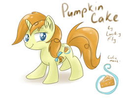 Size: 1280x1024 | Tagged: safe, artist:redheadfly, derpibooru import, pumpkin cake, pony, older, simple background, solo, tumblr:ask-adultscootaloo, white background