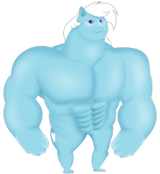 Size: 1556x1688 | Tagged: safe, artist:feather_bloom, derpibooru import, oc, oc:feather_bloom, pegasus, pony, buff, doge, funny, meme, muscles, simple background, solo, swole, swole doge vs cheems, transparent background