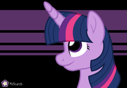 Size: 5714x4000 | Tagged: safe, artist:melisareb, derpibooru import, twilight sparkle, twilight sparkle (alicorn), alicorn, pony, .svg available, absurd resolution, black background, bust, female, mare, side view, simple background, solo, vector