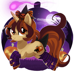 Size: 2464x2402 | Tagged: safe, artist:spookyle, derpibooru import, oc, oc:pumpkin patch, pony, unicorn, female, halloween, holiday, mare, nightmare night, solo, witch