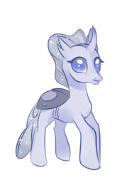 Size: 1348x1883 | Tagged: artist needed, safe, derpibooru import, ocellus, changeling, female, older, older ocellus, simple background, solo, white background