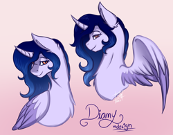 Size: 3420x2670 | Tagged: safe, artist:shamy-crist, derpibooru import, oc, oc:dianny, alicorn, pony, female, mare, solo