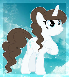 Size: 1280x1414 | Tagged: safe, artist:cindystarlight, derpibooru import, oc, oc only, oc:daisy bluefield, pony, unicorn, female, mare, solo