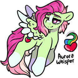 Size: 1794x1794 | Tagged: safe, artist:sexygoatgod, derpibooru import, oc, oc only, oc:aurora whisper, adoptable, female, magical lesbian spawn, offspring, parent:fluttershy, parent:rainbow dash, parents:flutterdash, simple background, solo, transparent background