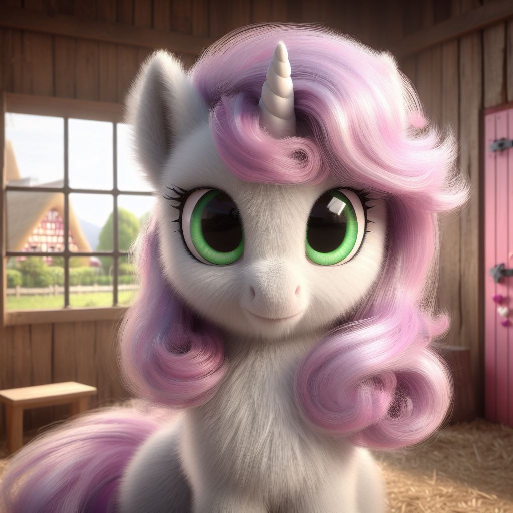 Safe Ai Content Machine Learning Generated Sweetie Belle