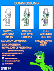 Size: 2000x2634 | Tagged: safe, artist:gradiusfanatic, derpibooru import, oc, oc:alan, oc:alex, dragon, unicorn, advertisement, commission, commission info, gradient background, male, sheet