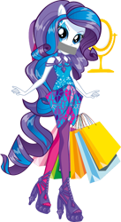 Size: 1104x2014 | Tagged: safe, artist:sugar-loop, derpibooru import, edit, rarity, equestria girls, rainbow rocks, 1000 years in photoshop, bag, gag, handbag, mirror, simple background, solo, tape, tape gag, transparent background