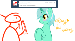 Size: 1080x600 | Tagged: safe, artist:azure-doodle, derpibooru import, lyra heartstrings, pony, sexually confused lyra, simple background, white background