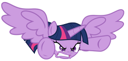 Size: 8500x4033 | Tagged: safe, artist:estories, derpibooru import, twilight sparkle, twilight sparkle (alicorn), alicorn, pony, absurd resolution, angry, female, mare, simple background, solo, transparent background, vector