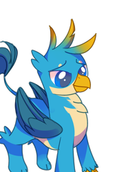 Size: 1404x1915 | Tagged: artist needed, safe, derpibooru import, gallus, griffon, cool, male, simple background, solo, transparent background, wings